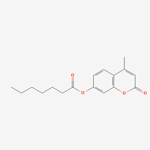 18319-92-1 4-METHYLUMBELLIFERYL HEPTANOATE chemical structure