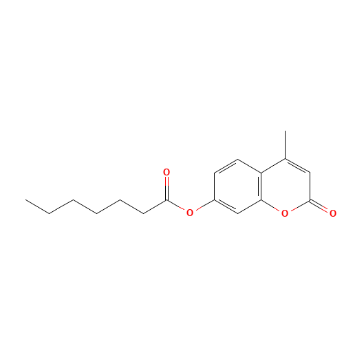 18319-92-1 4-METHYLUMBELLIFERYL HEPTANOATE chemical structure