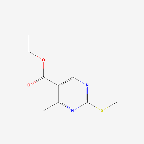 7234-25-5 4-METHYL-2-METHYLSULFANYL-PYRIMIDINE-5-CARBOXYLIC ACID ETHYL ESTER chemical structure