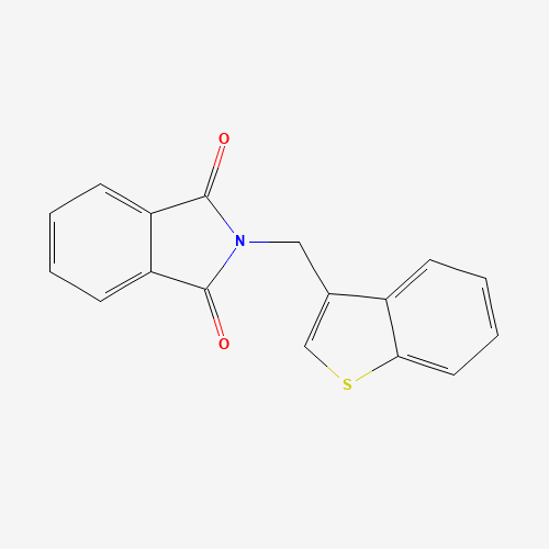 23799-55-5 2-((5-Chlorobenzo[b]thiophen-3-yl)methyl)isoindoline-1,3-dione chemical structure