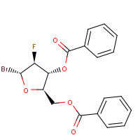 97614-44-3 2-Deoxy-2-fluoro-alpha-D-arabinofuranosyl bromide 3,5-dibenzoate chemical structure