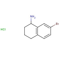 865472-04-4 7-BROMO-1,2,3,4-TETRAHYDRO-NAPHTHALEN-1-YLAMINE HYDROCHLORIDE chemical structure