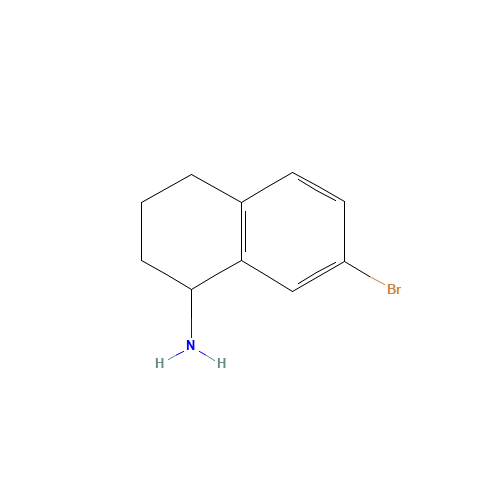 865472-04-4 7-BROMO-1,2,3,4-TETRAHYDRO-NAPHTHALEN-1-YLAMINE HYDROCHLORIDE chemical structure