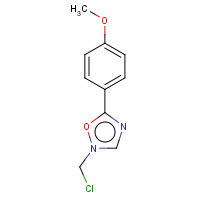 24023-71-0 2-CHLOROMETHYL-5-(4-METHOXYPHENYL)-1,2,4-OXADIAZOLE chemical structure