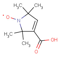 2154-67-8 2,2,5,5-TETRAMETHYL-3-PYRROLIN-1-OXYL-3-CARBOXYLIC ACID chemical structure