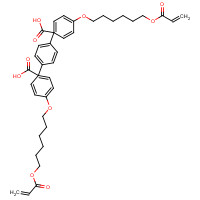 123864-17-5 Benzoic acid,4-[[6-[(1-oxo-2-propenyl)oxy]hexyl]o chemical structure