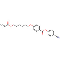 83847-14-7 4-(6-Acryloyloxyhexyloxy)-benzoesure (4-cyanophenylester) chemical structure
