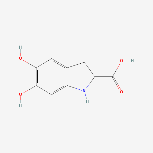 18791-20-3 5,6-dihydroxyindoline-2-carboxylic acid chemical structure