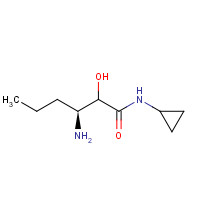 402960-19-4 (3S)-3-Amino-N-cyclopropyl-2-hydroxyhexanamide chemical structure