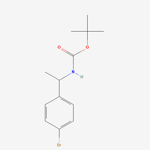850363-42-7 [1-(4-BROMO-PHENYL)-ETHYL]-CARBAMIC ACID TERT-BUTYL ESTER chemical structure