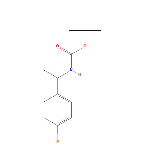 850363-42-7 [1-(4-BROMO-PHENYL)-ETHYL]-CARBAMIC ACID TERT-BUTYL ESTER chemical structure