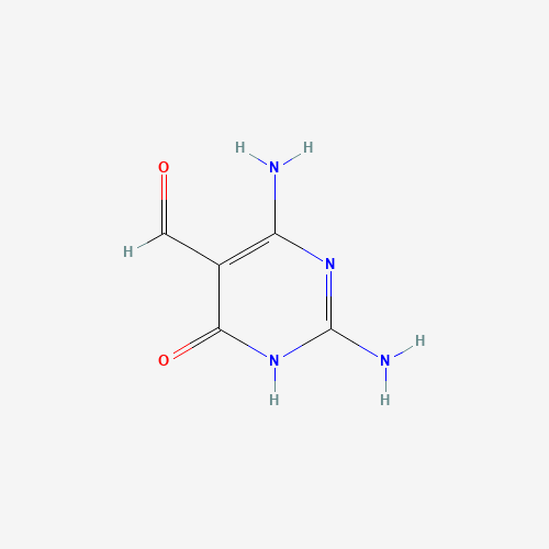 88075-70-1 2,4-DIAMINO-6-HYDROXY-PYRIMIDINE-5-CARBALDEHYDE chemical structure