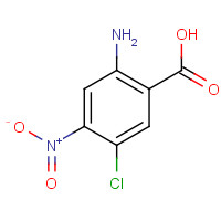 34649-02-0 2-AMINO-5-CHLORO-4-NITROBENZOIC ACID chemical structure