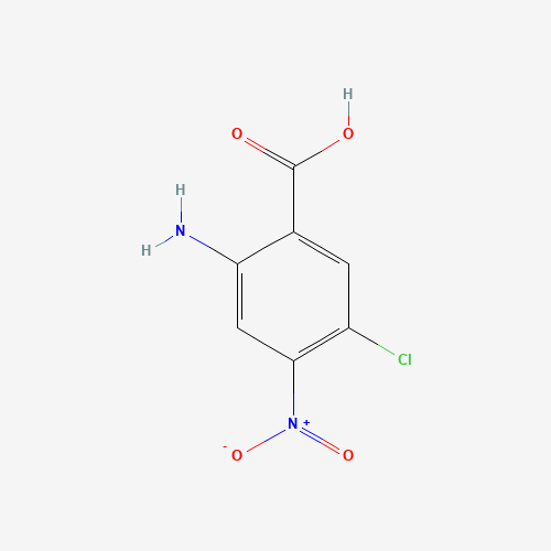 34649-02-0 2-AMINO-5-CHLORO-4-NITROBENZOIC ACID chemical structure