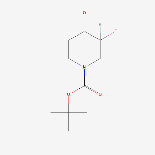 211108-50-8 TERT-BUTYL 3-FLUORO-4-OXOPIPERIDINE-1-CARBOXYLATE chemical structure