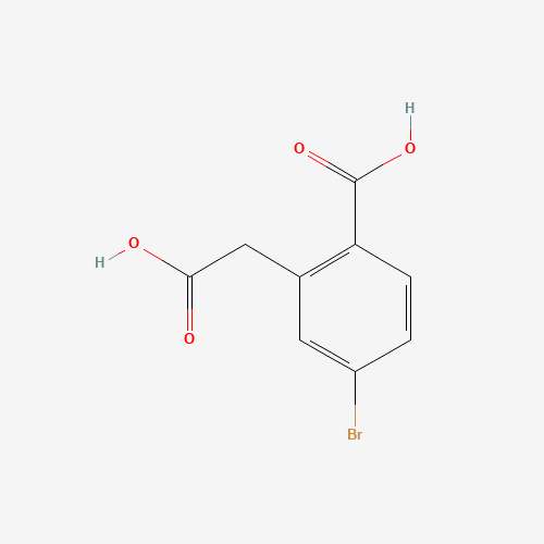 943749-63-1 4-BROMO-2-(CARBOXYMETHYL)BENZOIC ACID chemical structure