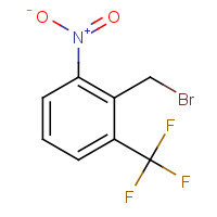 133605-26-2 2-(BROMOMETHYL)-1-NITRO-3-(TRIFLUOROMETHYL)BENZENE chemical structure