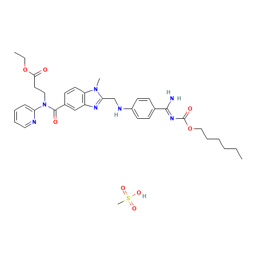 872728-81-9 Dabigatran etexilate mesylate chemical structure