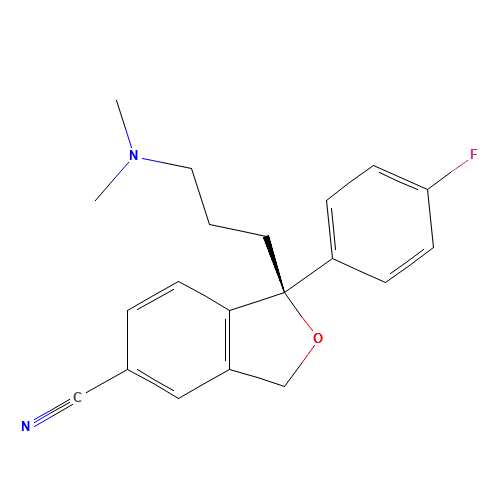 128196-01-0 Escitalopram chemical structure