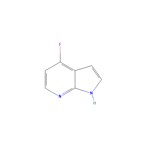 640735-23-5 4-FLUORO-7-AZAINDOLE chemical structure