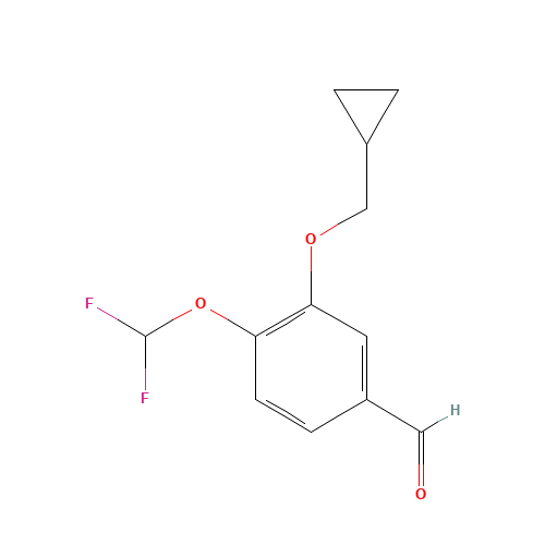 151103-09-2 4-(DIFLUOROMETHOXY)-3-(CYCLOPROPYLMETHOX... chemical structure