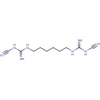 15894-70-9 1,6-HEXAMETHYLENE-BIS-CYANOGUANIDINE chemical structure