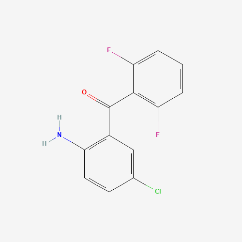 28910-83-0 (2-amino-5-chlorophenyl)(2,6-difluorophenyl)methanone chemical structure