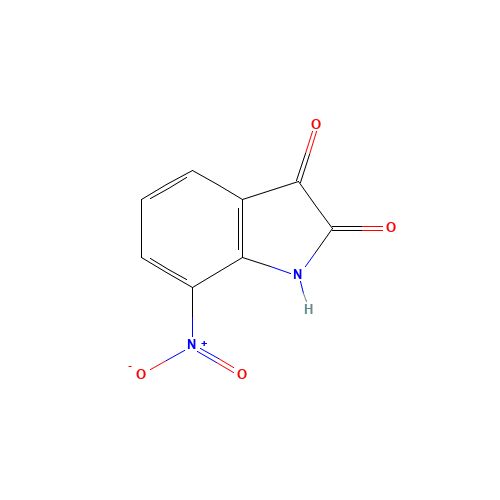 112656-95-8 7-nitroindoline-2,3-dione chemical structure