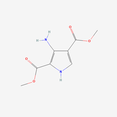 180059-04-5 dimethyl 3-amino-1H-pyrrole-2,4-dicarboxylate chemical structure