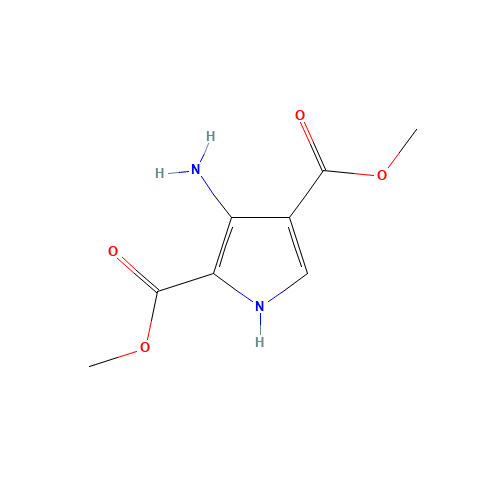 180059-04-5 dimethyl 3-amino-1H-pyrrole-2,4-dicarboxylate chemical structure