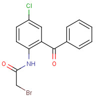 32580-26-0 N-(2-benzoyl-4-chlorophenyl)-2-bromoacetamide chemical structure