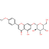 80443-15-8 Acacetin 7-O-b-D-Galactopyranoside chemical structure