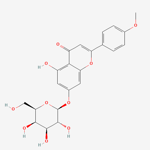 80443-15-8 Acacetin 7-O-b-D-Galactopyranoside chemical structure