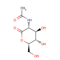 19026-22-3 2-Acetamido-2-deoxy-D-glucono-1,5-lactone chemical structure