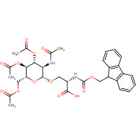 160067-63-0 O-(2-Acetamido-2-deoxy-3,4,6-tri-O-acetyl-b-D-glucopyranosyl)-N-Fmoc-L-serine chemical structure