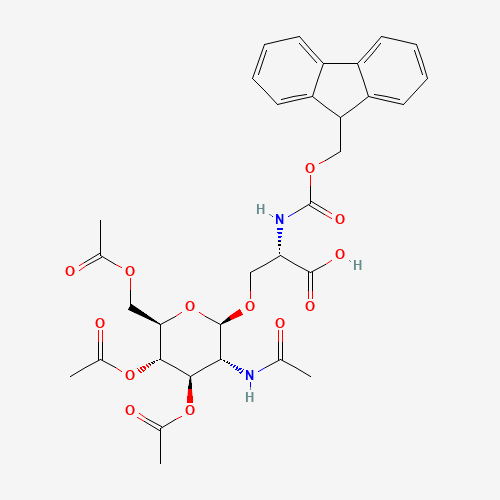 160067-63-0 O-(2-Acetamido-2-deoxy-3,4,6-tri-O-acetyl-b-D-glucopyranosyl)-N-Fmoc-L-serine chemical structure