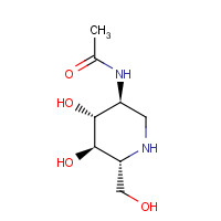 105265-96-1 2-Acetamido-1,2-dideoxynojirimycin chemical structure