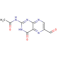 29769-49-1 2-Acetamido-6-formylpteridin-4-one chemical structure