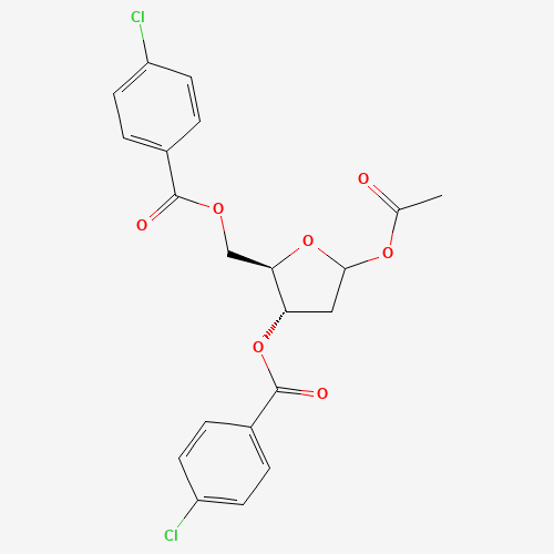 1207459-15-1 1-O-Acetyl-3,5-bis(4-chlorobenzoyl)-2-deoxy-D-ribose chemical structure
