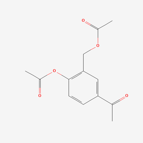 24085-06-1 3-Acetoxymethyl-4-acetoxyacetophenone chemical structure