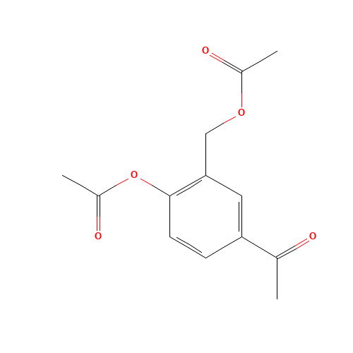 24085-06-1 3-Acetoxymethyl-4-acetoxyacetophenone chemical structure