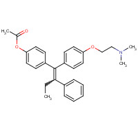 76117-70-9 (E)-4-Acetoxy Tamoxifen chemical structure
