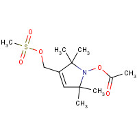 887352-13-8 (1-Acetoxy-2,2,5,5-tetramethyl-δ-3-pyrroline-3-methyl) Methanesulfonate chemical structure