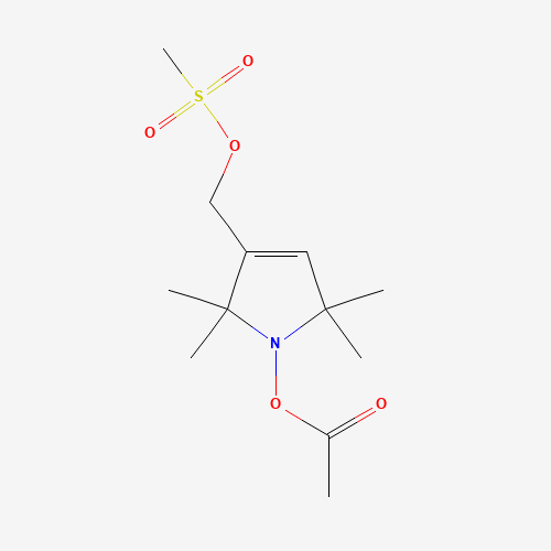887352-13-8 (1-Acetoxy-2,2,5,5-tetramethyl-δ-3-pyrroline-3-methyl) Methanesulfonate chemical structure