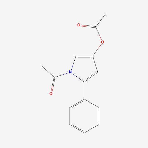 100750-39-8 N-Acetyl-3-acetoxy-5-phenylpyrrole chemical structure