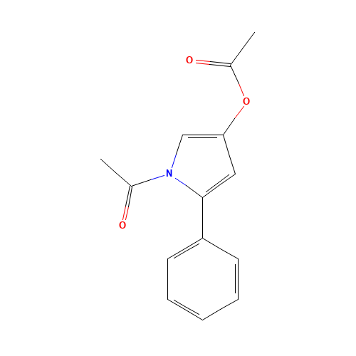 100750-39-8 N-Acetyl-3-acetoxy-5-phenylpyrrole chemical structure