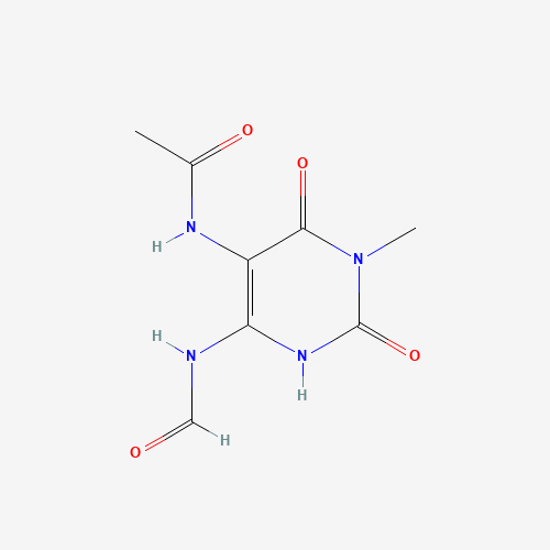 85438-96-6 5-Acetylamino-6-formylamino-3-methyluracil chemical structure