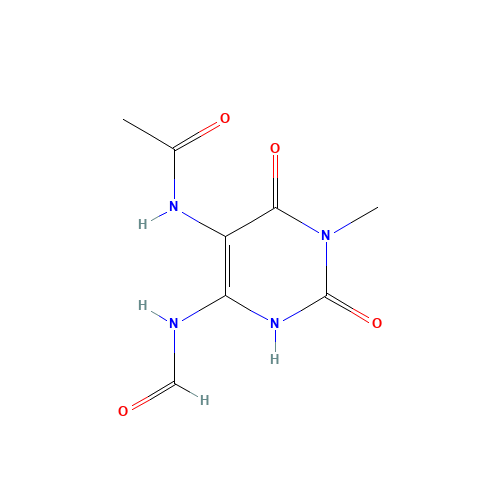 85438-96-6 5-Acetylamino-6-formylamino-3-methyluracil chemical structure
