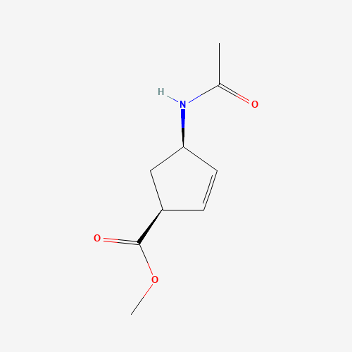 61865-49-4 (1R,4S)-rel-4-(Acetylamino)-2-cyclopentene-1-carboxylic Acid Methyl Ester chemical structure