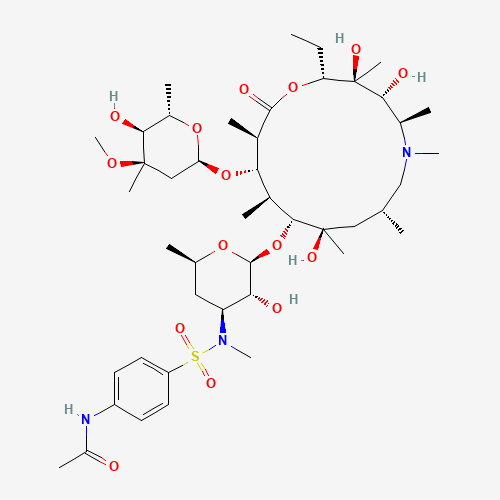 612069-30-4 3'-N-[[4-(Acetylamino)phenyl]sulfonyl]-3'-N-demethyl Azithromycin chemical structure